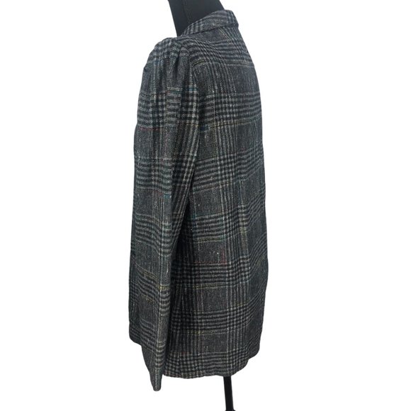 VTG Lisa Gayle Glen Plaid Open Blazer Size Med - Picture 6 of 13